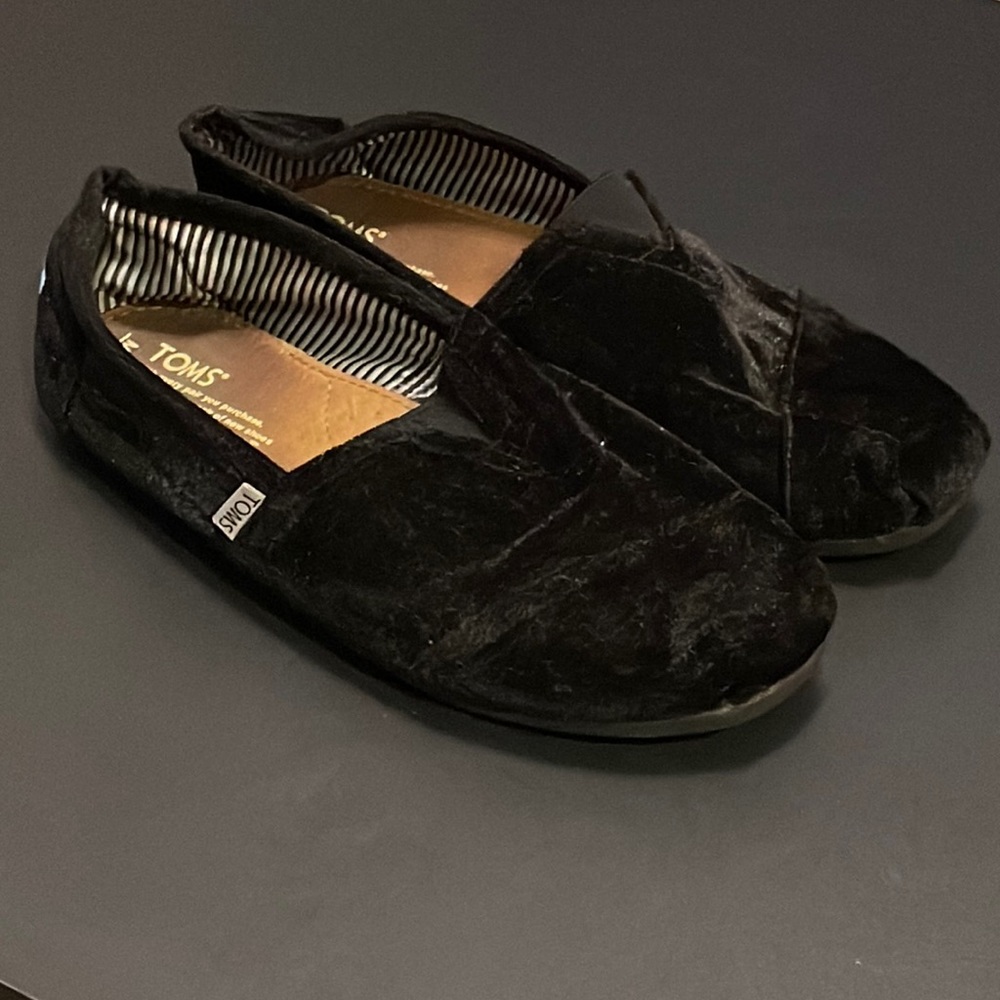 Velvet TOMS shoes